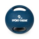 Sport-Thieme Medicinbold "Dual Grip" 9 kg, Mørkeblå