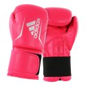 Adidas Boxhandschuhe "Speed 50" Pink-Silber, 4 oz.