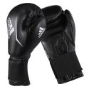 Adidas Boxhandschuhe "Speed 50" Schwarz-Weiß, 4 oz.