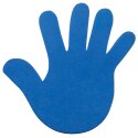 Sport-Thieme Floor Marker Hands, 18 cm, Blue