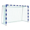 Sport-Thieme Handballtor frei stehend, 3x2 m Verschweißte Eckverbindungen, Blau-Silber