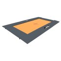 Eurotramp Bodentrampolin Adventure, Grau