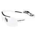 Unihoc Schutzbrille "Energy" Senior, Weiß-Schwarz