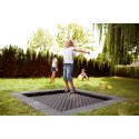 Eurotramp Børne-jordtrampolin "Playground" Firkantet springdug, Uden ekstra belægning