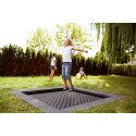 Eurotramp Bodentrampolin Kids Tramp "Playground XL" Sprungtuch eckig, Mit Fallschutzplatten, Ohne Zusatzbeschichtung