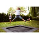 Eurotramp Bodentrampolin Kids Tramp "Playground XL" Sprungtuch eckig, Mit Fallschutzplatten, Ohne Zusatzbeschichtung