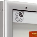 Schaar Design Udstillingsvindue "S-Serie", firkantet Bagvæg: hvid, 1025x800x80 mm