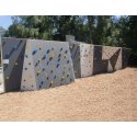 Boulderwand-byggesæt "Outdoor Sport", Højde 2,48m 372 cm, Uden fremspring