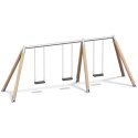 Playparc Dreifachschaukel Holz/Metall Aufhängehöhe 245 cm