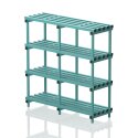 Sport-Thieme Opbevaringshylde by Vendiplas Mellem, Aqua