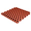 Gum-Tech Rasengitter "Hexagon" 4,5 cm, Rot