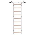 BenchK Ribbevæg Fitness-System "721", med fastmonteret pull-up stang  311W, Hvid