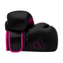 Adidas Boxhandschuhe "Hybrid 80" Schwarz-Pink, 8 oz.