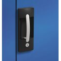 C+P Sports equipment cabinet Light grey (RAL 7035), Light grey (RAL 7035), Ergo-Lock recessed handle, Single closure