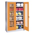 C+P Ball Cabinet Yellow orange (RAL 2000), Ergo-Lock recessed handle, Light grey (RAL 7035), Single closure, Yellow orange (RAL 2000), Light grey (RAL 7035), Single closure, Ergo-Lock recessed handle