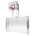 Sport-Thieme Legepladsmål Fuldsvejset Kvadratprofil 80x80 mm, 3x2 m, med basketball vedhæftning