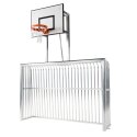 Sport-Thieme Legepladsmål Fuldsvejset Ovalprofil: 100x120 mm., 3x2 m, med basketball vedhæftning