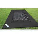 Hally-Gally Rullestols-jordtrampolin "Vario" Sort