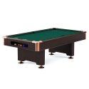 Automaten Hoffmann Billardbord "Club Pro III" dekor valnød 8 ft (Spillefelt 224x112 cm), Anti-plet, Grøn