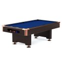 Automaten Hoffmann Billardbord "Club Pro III" dekor valnød 8 ft (Spillefelt 224x112 cm), Simonis 860, Royal-blå