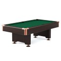 Automaten Hoffmann Billardbord "Club Pro III" dekor valnød 7 ft (Spillefelt 198x99 cm), EuroSpeed, Grøn