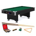 Automaten Hoffmann "Club Pro" Black Pool Table 7 ft, Green, Green, 7 ft