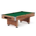 Stradivari Billardtisch "Club Pro" Dekor Eiche Natur EuroSpeed, 7 ft (Spielfeld 198x99 cm), Grün