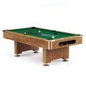 Stradivari Billardtisch "Club Pro" Dekor Eiche Natur EuroSpeed, 7 ft (Spielfeld 198x99 cm), Grün