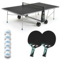 Cornilleau Tischtennis-Set "100X Outdoor" Grau