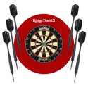 Kings Dart Dart-Set "Two Winmau Dartboard Blade 6" Rot