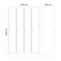 C+P Garderobenschrank "Classic Plus", Abteilbreite 30 cm, mit Sockel 195x120x50 cm/ 4 Fächer, Verkehrsgelb (RAL 1023)