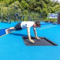 Eurotramp Bodentrampolin Kids Tramp "Playground XL" Sprungtuch eckig, Mit PlayPro Anschluss-/Abschlusslippe, Ohne Zusatzbeschichtung