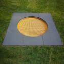 Eurotramp Jordtrampolin Kids Tramp "Børnehave" Rund springdug, Med faldsikringsplader