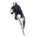 HKM Kids Hobby Horse Schwarz-Weiß