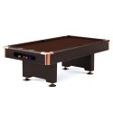 Automaten Hoffmann Billardbord "Club Pro III" dekor valnød 8 ft (Spillefelt 224x112 cm), Simonis 860, Chokolade