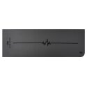 Airex Yogamåtte "Heartbeat" Anthrazit