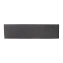 Sport-Thieme Sportsgulv "Connect" 100x25x2 cm, Randstykke, Pure Black