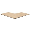 Sport-Thieme Sportsgulv "Connect" 50x50x2 cm, Hjørnestykke, Beach
