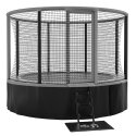 Akrobat Trampolin "Gallus" Grå-sort, 366 cm