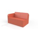 Chatsworth møbler med vinyl betræk Lav ryg, 2er sofa H armlæn