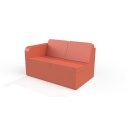 Chatsworth møbler med vinyl betræk Lav ryg, 2er sofa H armlæn