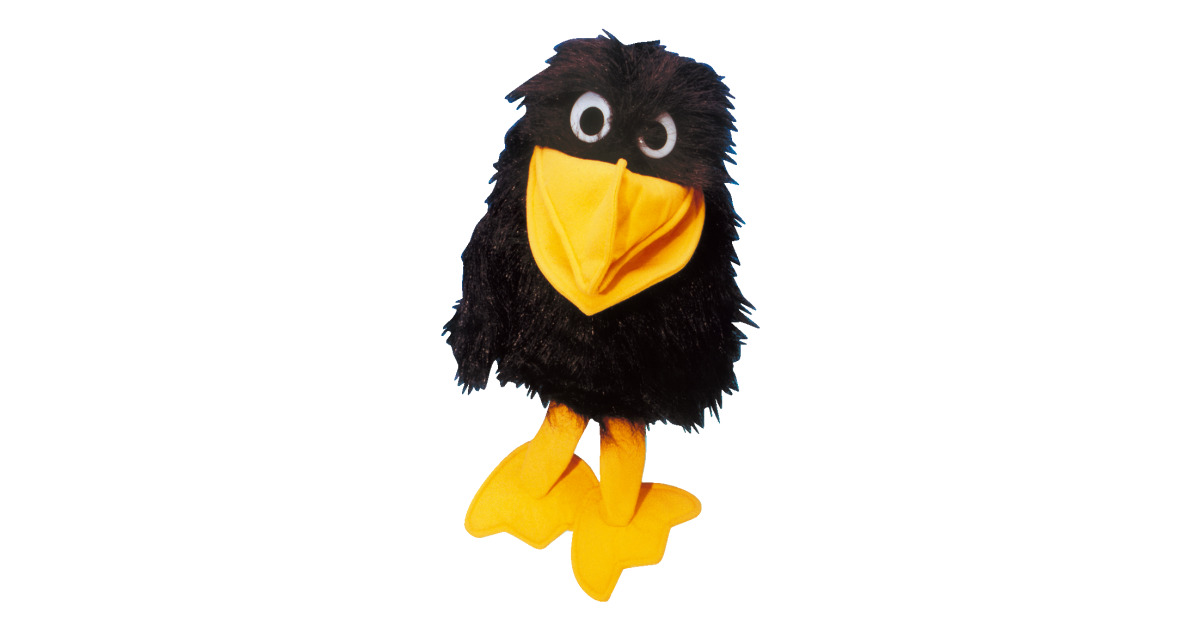 Design Plüsch Handpuppe "Rabe" kaufen - Sport-Thieme