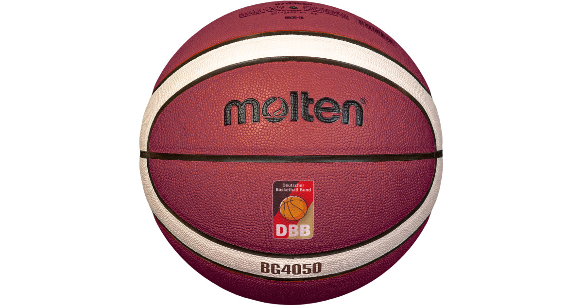 Ballon Basket Molten Competition Ballon De Basketball Molten Bg4050 T7 Cuir Premium Composite 1029568