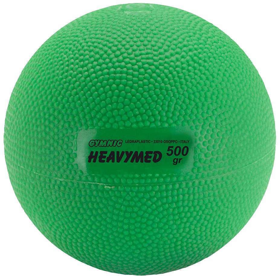 Gymnic Medizinball „Heavymed“, 500 g, ø 10 cm, Grün