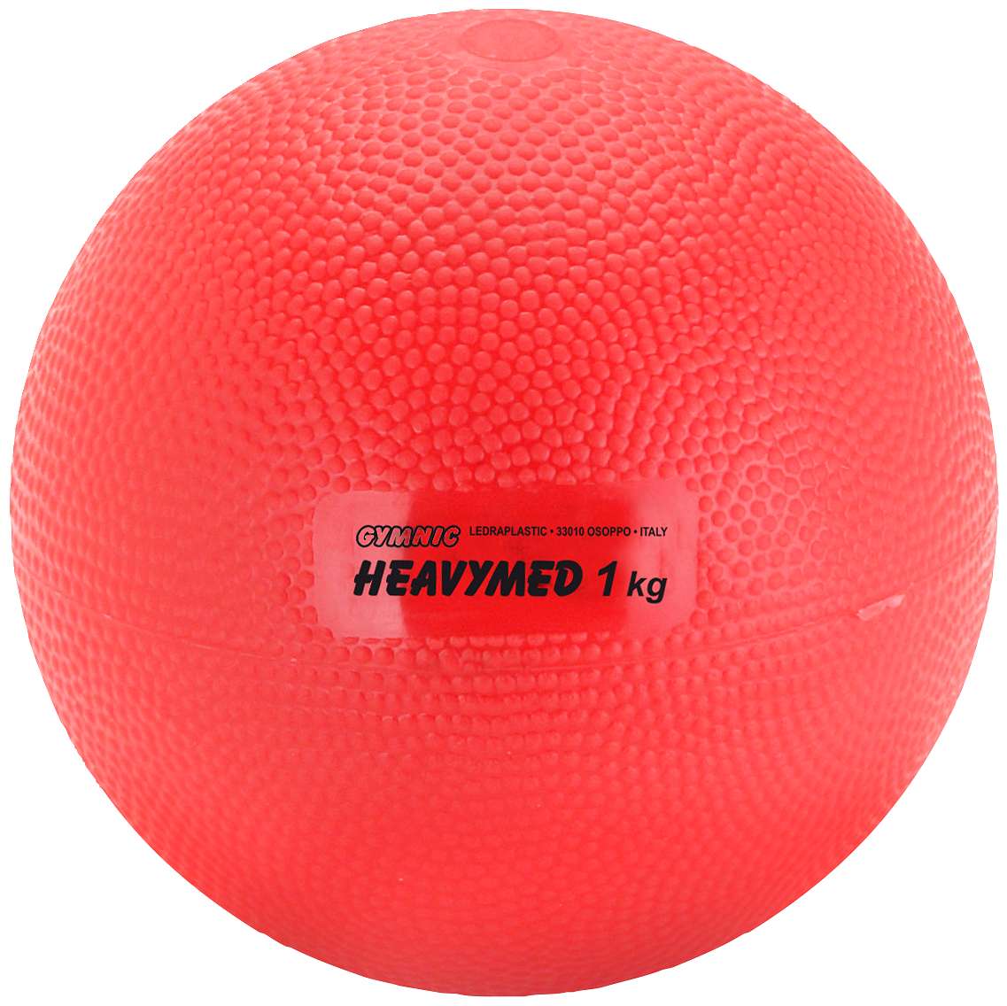 Gymnic Medizinball „Heavymed“, 1.000 g, ø 12 cm, Rot