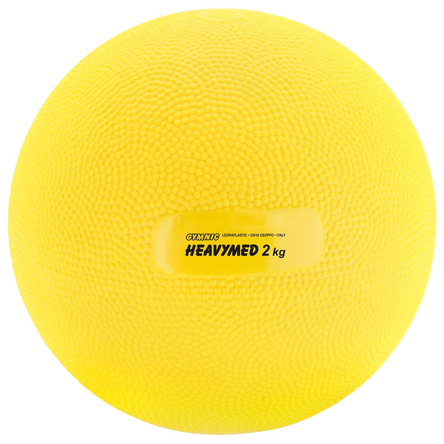 Gymnic Medizinball „Heavymed“, 2.000 g, ø 15 cm, Gelb