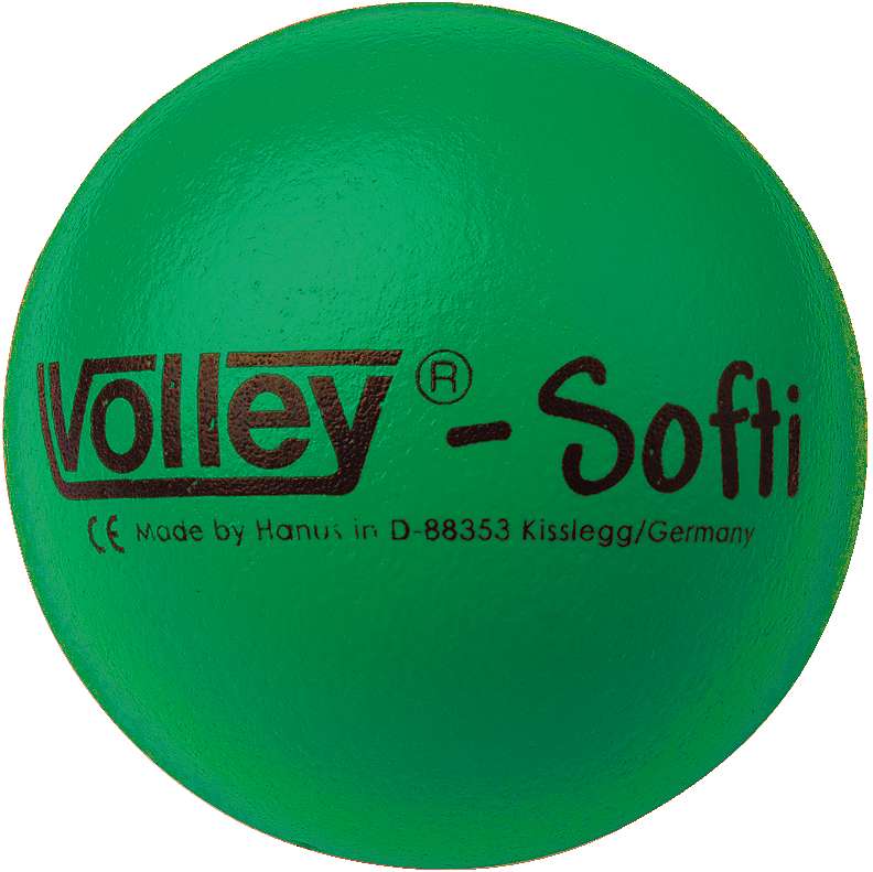 Volley Weichschaumball „Softi“, Grün