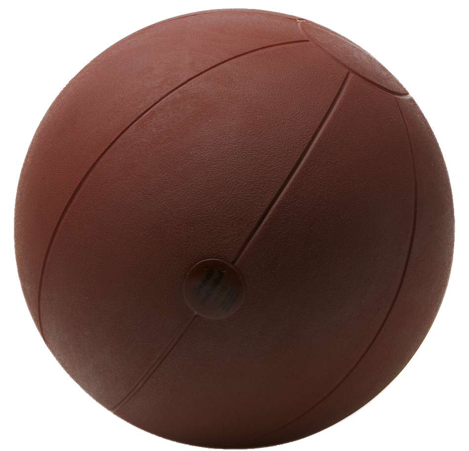 Togu Medizinball aus Ruton, 1,5 kg, ø 28 cm, Braun