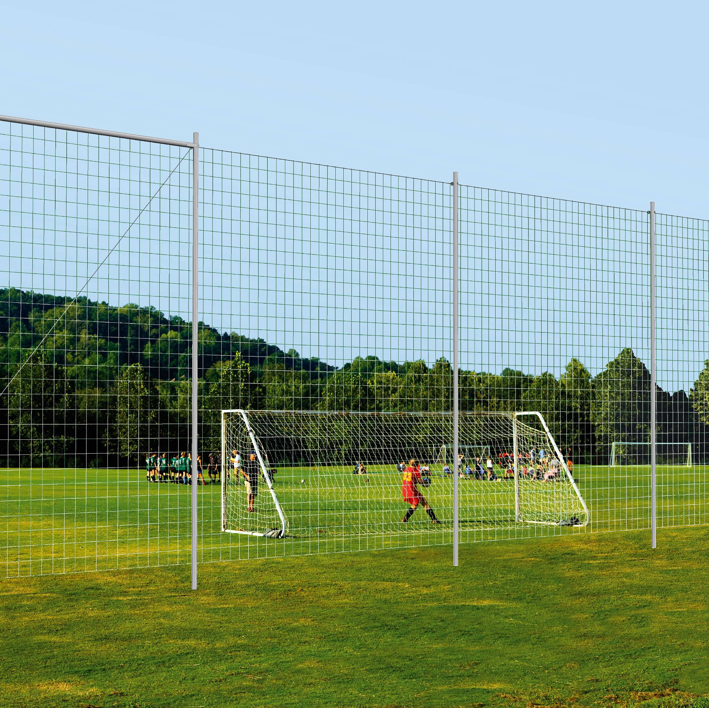 Sport-Thieme Standpfosten für Ballfangnetzanlage „Standard“, 5 mm