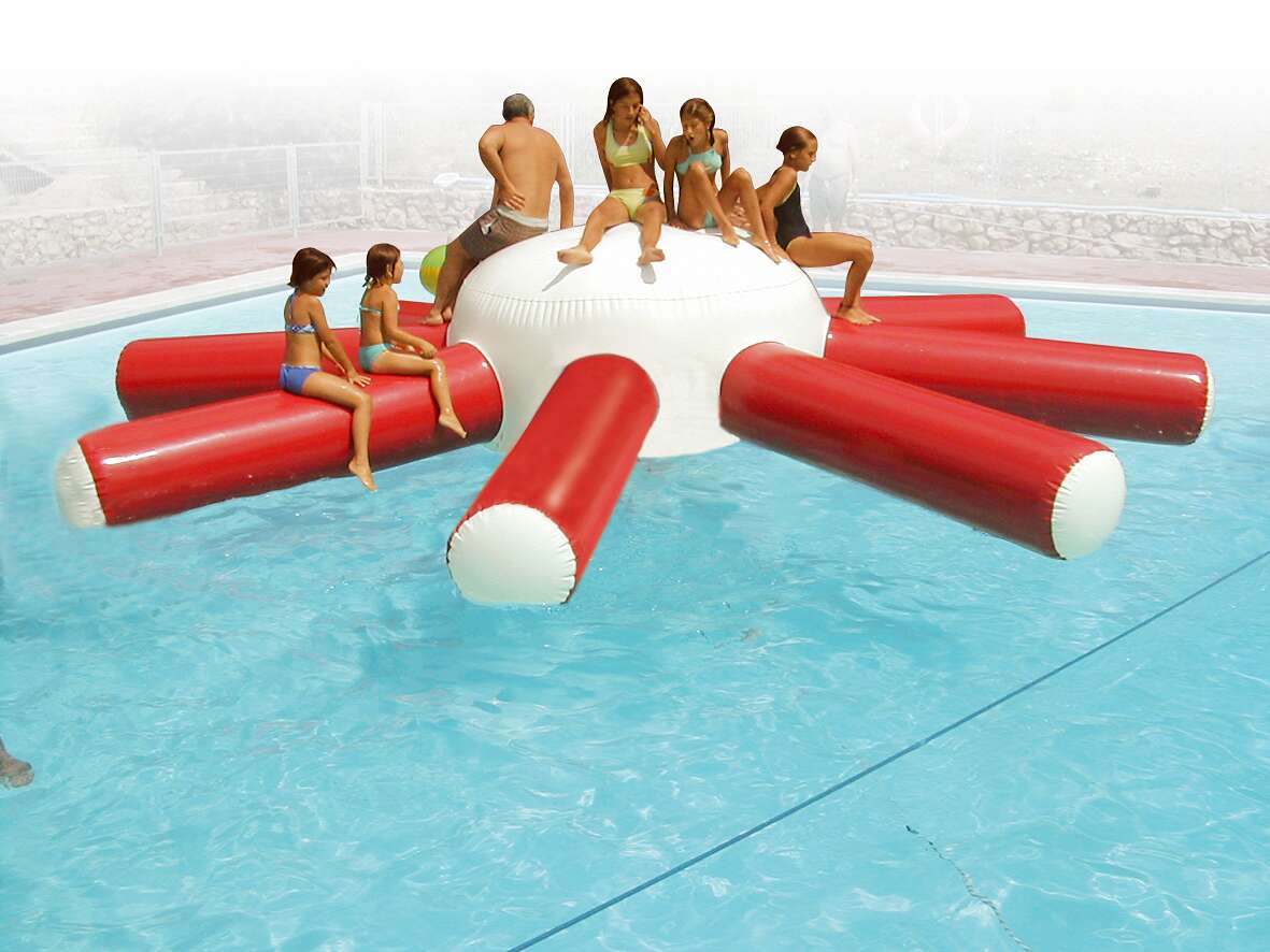 Airkraft Wasserobjekt „Seestern“, 600x600x120 cm, ca. 35 kg